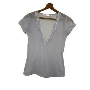 Victorias Secret Light Purple Sheer Babydoll Small Tshirt Tee Top Y2K 2000s